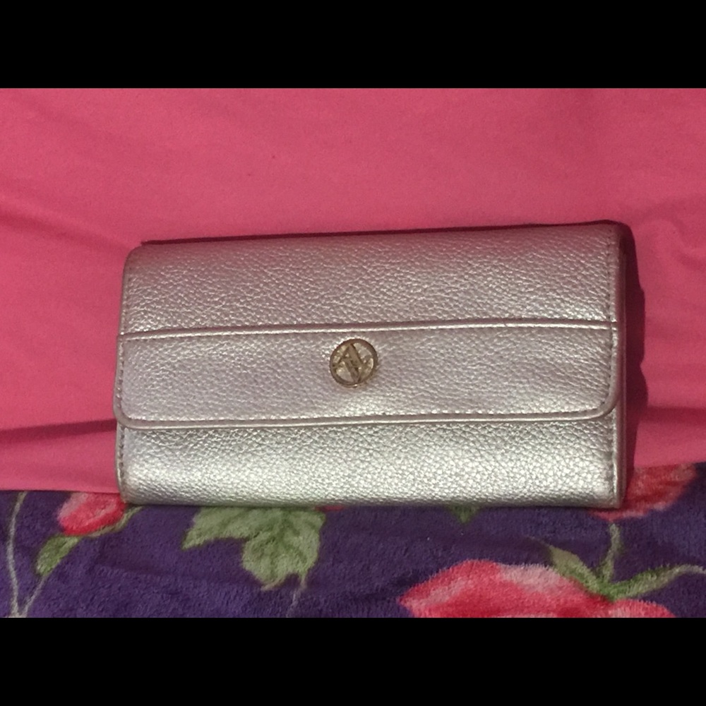 Silver Adrienne Vittadini Wallet